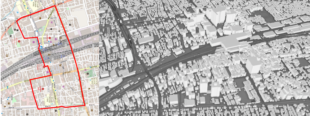 大宮駅周辺（2D／3D）